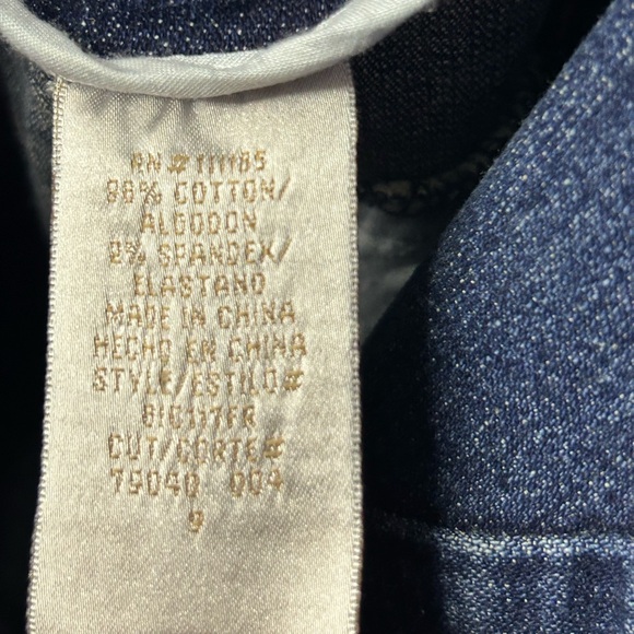 Fabulosity high waisted jean capris w side zipper - Picture 6 of 6